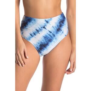 Splendid High Tide High Waist Bikini Bottoms Navy XS New